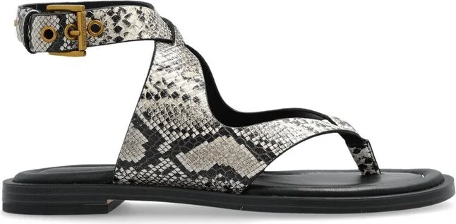 Michael Michael Kors Irene Embossed Wrap Sandals