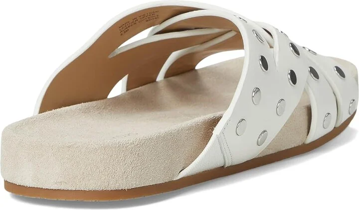 MICHAEL Michael Kors Irene Flat Sandal Women's Sandals Optic White : 9.5 M, Leather - Image 4