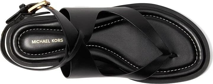 MICHAEL Michael Kors Irene Flat Thong Sandals Women's Sandals Black : 9.5 M - Image 2