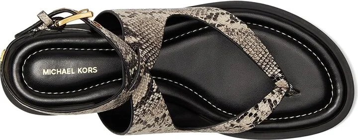 MICHAEL Michael Kors Irene Flat Thong Sandals Women's Sandals Natural : 7.5 M - Image 2