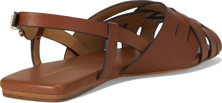 MICHAEL Michael Kors Irene Sling Flat Women's Shoes Luggage : 8 M, Leather - Image 4