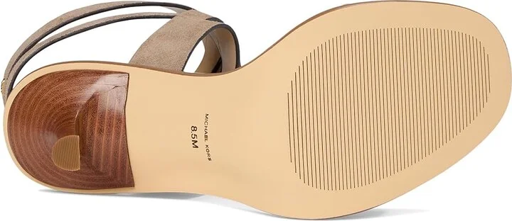 MICHAEL Michael Kors Irene Stiletto Sandal Women's Sandals Birch : 8 M, Suede - Image 3