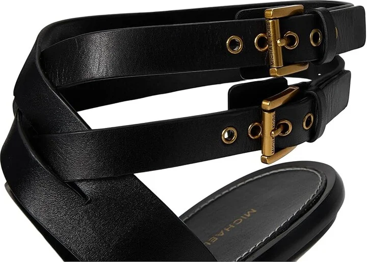 MICHAEL Michael Kors Irene Stiletto Sandal Women's Sandals Black : 7 M, Suede - Image 7