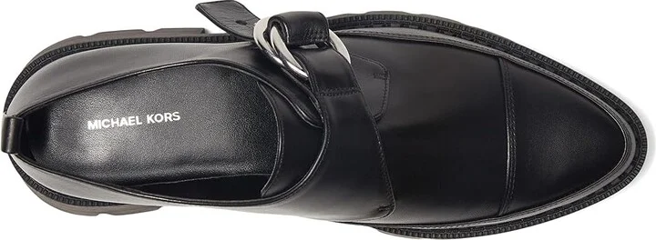 MICHAEL Michael Kors Jaden Loafer Women's Flat Shoes Black : 9.5 M, Leather - Image 2