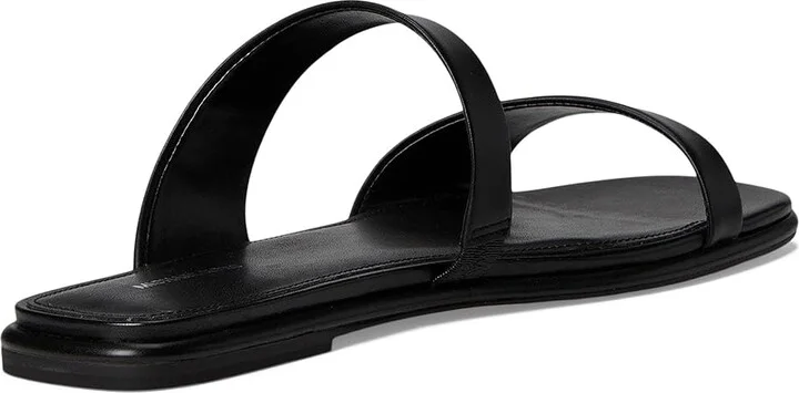 MICHAEL Michael Kors Jaida Flat Sandal Women's Sandals Black : 7 M, Leather - Image 4