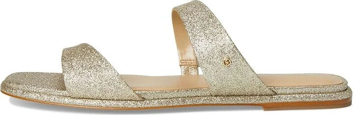 MICHAEL Michael Kors Jaida Flat Sandal Women's Sandals Pale Gold : 7.5 M, Leather - Image 6
