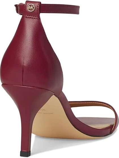MICHAEL Michael Kors Jaida Heeled Sandal Women's Sandals Mulberry : 9.5 M, Leather - Image 4