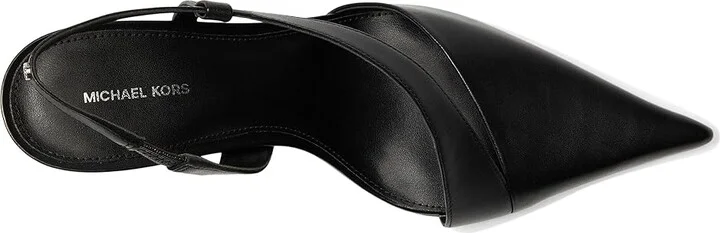 MICHAEL Michael Kors Jaida Pump High Women's Heels Black : 9.5 M, Leather/Rubber - Image 2