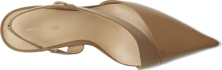 MICHAEL Michael Kors Jaida Pump High Women's Heels Husk : 8 M, Leather/Rubber - Image 2