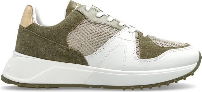 Michael Michael Kors Jaime Mixed-Media Trainer Sneakers