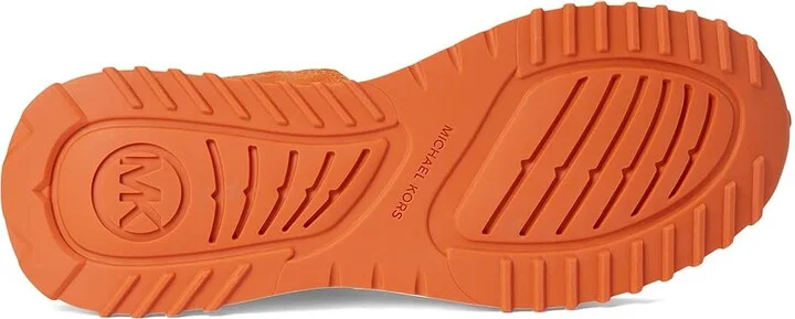 MICHAEL Michael Kors Jaime Trainer Women's Shoes Orange Punch : 7 M, Leather - Image 3