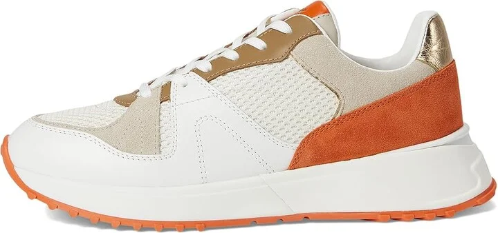 MICHAEL Michael Kors Jaime Trainer Women's Shoes Orange Punch : 7 M, Leather - Image 6