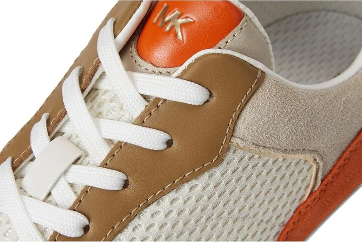 MICHAEL Michael Kors Jaime Trainer Women's Shoes Orange Punch : 7 M, Leather - Image 7