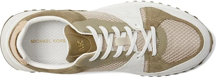 MICHAEL Michael Kors Jaime Trainer Women's Shoes Safari Green : 7.5 M, Leather - Image 2