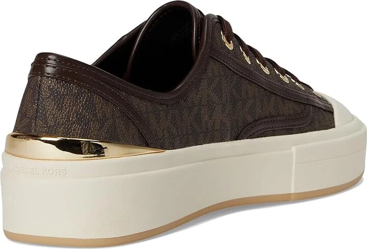 MICHAEL Michael Kors Jude Lace Up Women's Shoes Brown : 8.5 M, Synthetic - Image 4