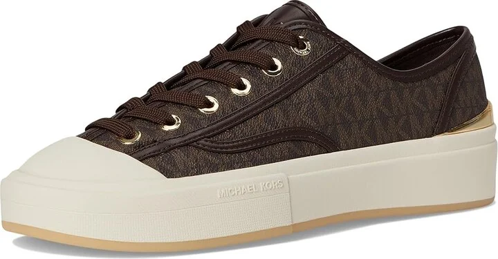 MICHAEL Michael Kors Jude Lace Up Women's Shoes Brown : 8.5 M, Synthetic - Image 5