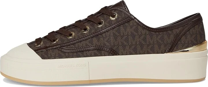MICHAEL Michael Kors Jude Lace Up Women's Shoes Brown : 8.5 M, Synthetic - Image 6