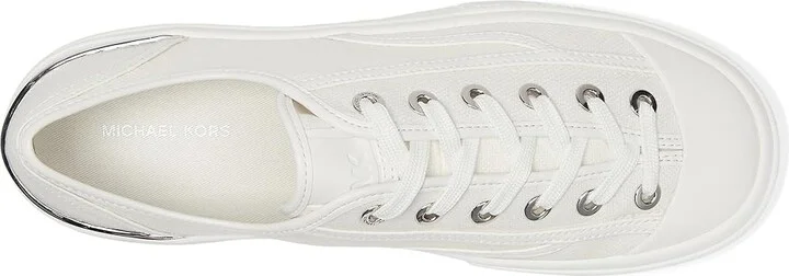 MICHAEL Michael Kors Jude Lace Up Women's Shoes Optic White 2 : 8.5 M, Synthetic - Image 2
