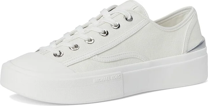 MICHAEL Michael Kors Jude Lace Up Women's Shoes Optic White 2 : 8.5 M, Synthetic - Image 5