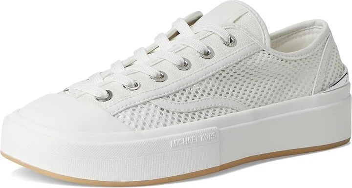 MICHAEL Michael Kors Jude Lace Up Women's Shoes Optic White : 6 M, Synthetic - Image 5