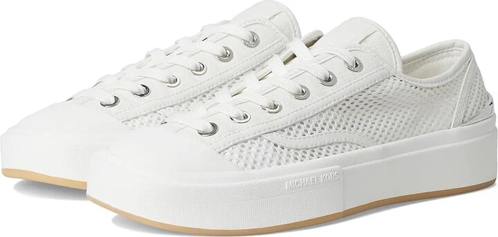 MICHAEL Michael Kors Jude Lace Up Women's Shoes Optic White : 6 M, Synthetic