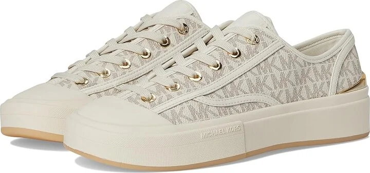 MICHAEL Michael Kors Jude Lace Up Women's Shoes Vanilla : 7.5 M, Synthetic