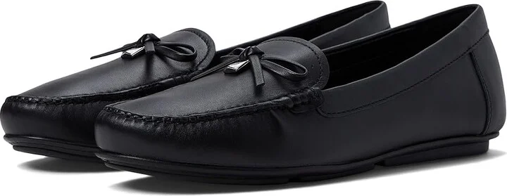 MICHAEL Michael Kors Juliette Moc Women's Shoes Black : 5.5 M, Leather
