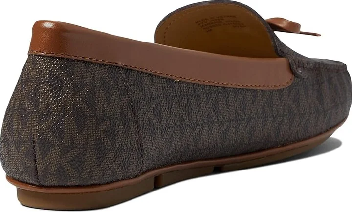 MICHAEL Michael Kors Juliette Moc Women's Shoes Brown : 6 M, Leather - Image 4