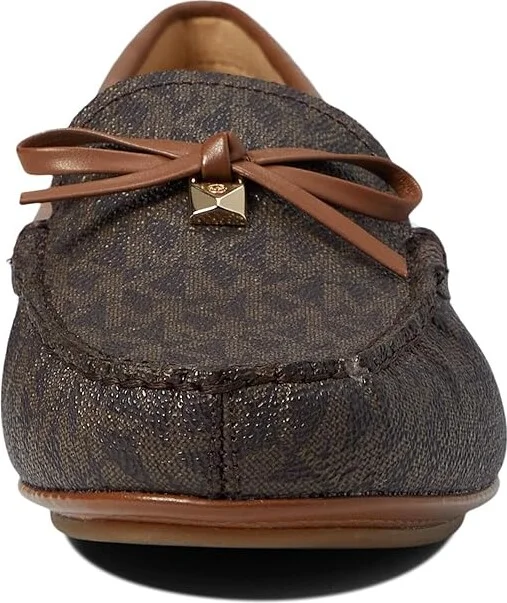 MICHAEL Michael Kors Juliette Moc Women's Shoes Brown : 6 M, Leather - Image 5