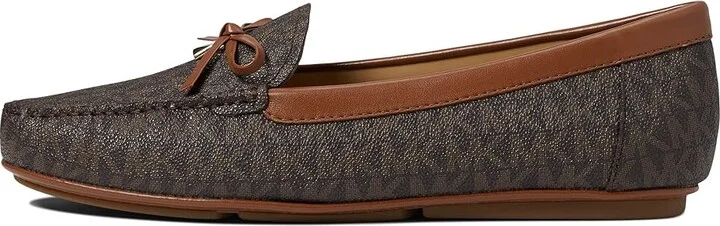 MICHAEL Michael Kors Juliette Moc Women's Shoes Brown : 6 M, Leather - Image 6