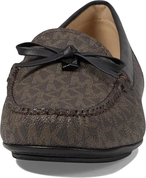 MICHAEL Michael Kors Juliette Moc Women's Shoes Brown/Black : 10 M, Leather - Image 5