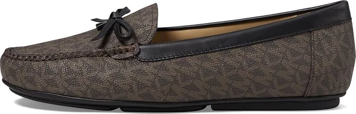 MICHAEL Michael Kors Juliette Moc Women's Shoes Brown/Black : 10 M, Leather - Image 6