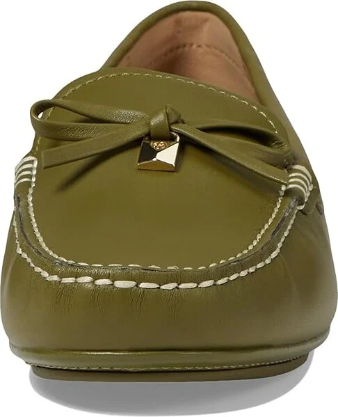 MICHAEL Michael Kors Juliette Moc Women's Shoes Smokey Olive : 8 M, Leather - Image 5