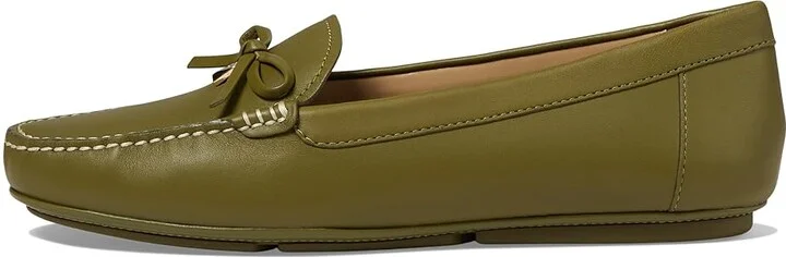 MICHAEL Michael Kors Juliette Moc Women's Shoes Smokey Olive : 8 M, Leather - Image 6