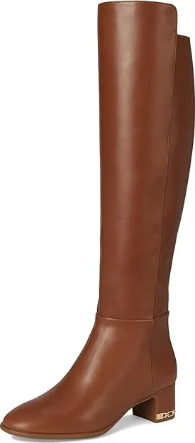 MICHAEL Michael Kors June Flex Boots Women's Boots Luggage : 6.5 M, Leather/Rubber - Image 5