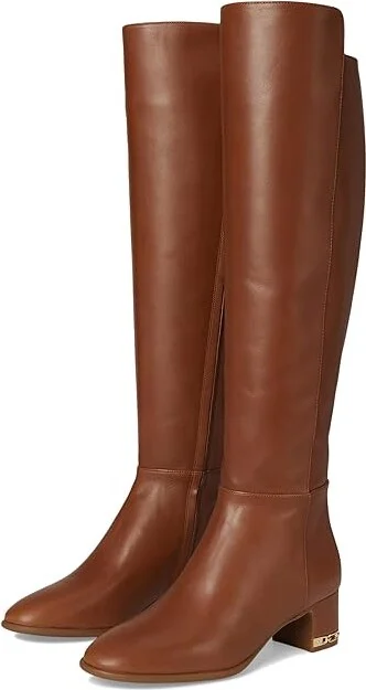 MICHAEL Michael Kors June Flex Boots Women's Boots Luggage : 6.5 M, Leather/Rubber