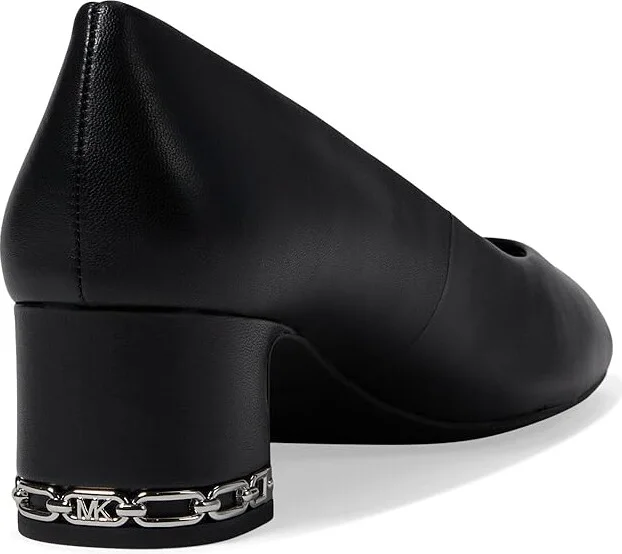 MICHAEL Michael Kors June Flex Mid Pump High Women's Heels Black : 10 M, Leather/Rubber - Image 4