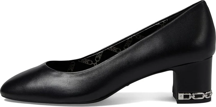 MICHAEL Michael Kors June Flex Mid Pump High Women's Heels Black : 10 M, Leather/Rubber - Image 5
