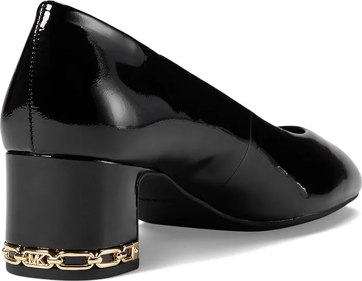 MICHAEL Michael Kors June Flex Mid Pump High Women's Heels Black1 : 6 M, Leather/Rubber - Image 4