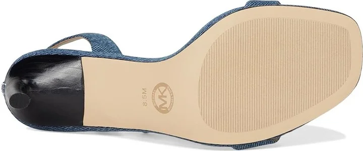 MICHAEL Michael Kors Kasia Heeled Sandal Women's Sandals Union Wash : 10 M, Leather - Image 3