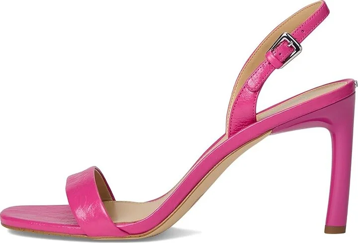 MICHAEL Michael Kors Kasia Heeled Sandal Women's Sandals Wild Berry : 7.5 M, Leather - Image 6