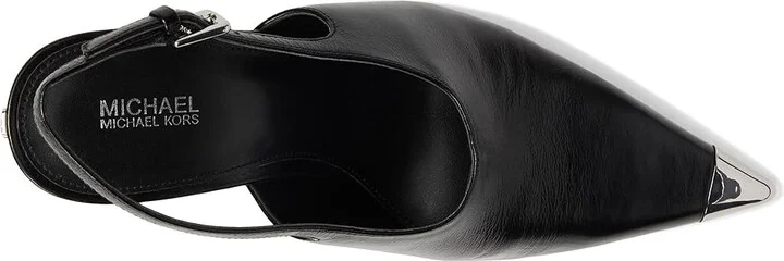 MICHAEL Michael Kors Kasia Pump High Women's Heels Black : 6.5 M, Leather - Image 2