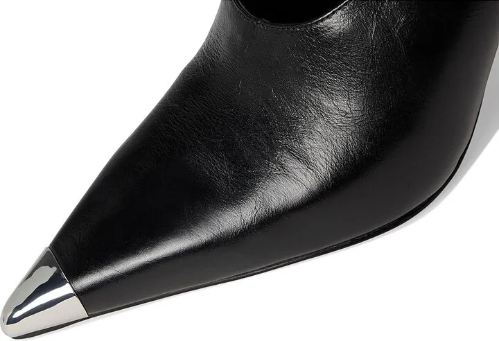 MICHAEL Michael Kors Kasia Pump High Women's Heels Black : 6.5 M, Leather - Image 7
