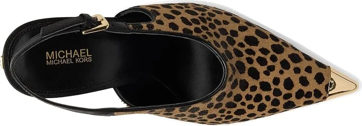 MICHAEL Michael Kors Kasia Pump High Women's Heels Husk : 6 M, Leather - Image 2