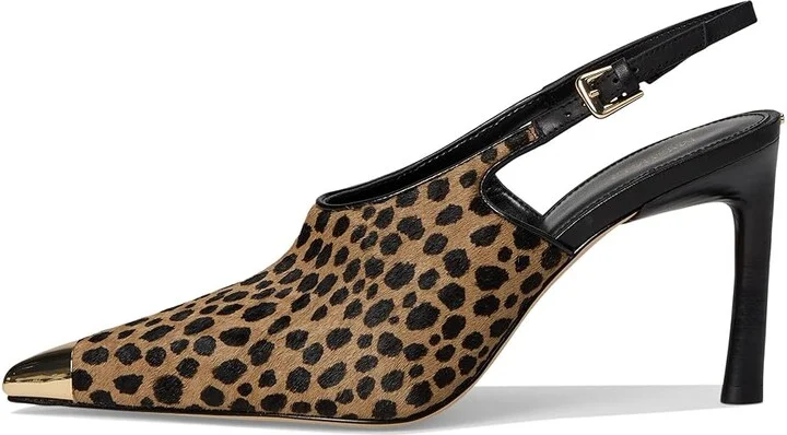 MICHAEL Michael Kors Kasia Pump High Women's Heels Husk : 6 M, Leather - Image 6