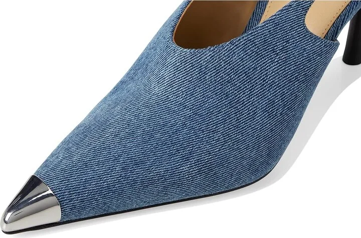 MICHAEL Michael Kors Kasia Pump High Women's Heels Union Wash : 10 M, Leather - Image 7
