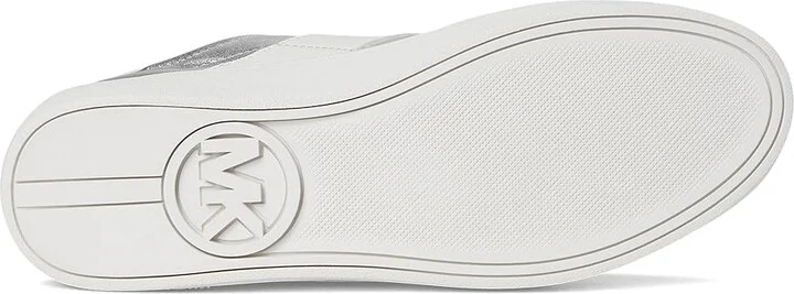 MICHAEL Michael Kors Kaycee Lace Up Women's Shoes Silver : 9 M, Leather - Image 3