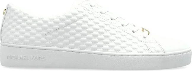 Michael Michael Kors Keaton Logo Debossed Lace-Up Sneakers