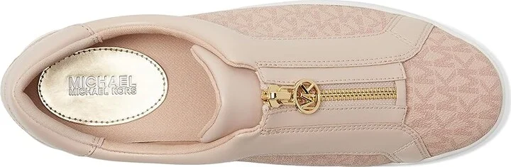 MICHAEL Michael Kors Keaton Zip Slip On Women's Shoes Ballet : 9 M, Leather - Image 2