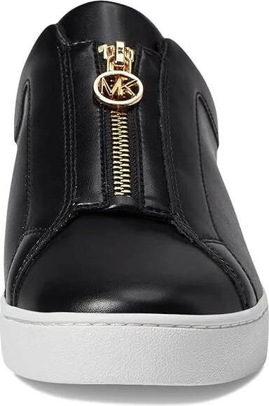 MICHAEL Michael Kors Keaton Zip Slip On Women's Shoes Black : 6 M, Leather - Image 5
